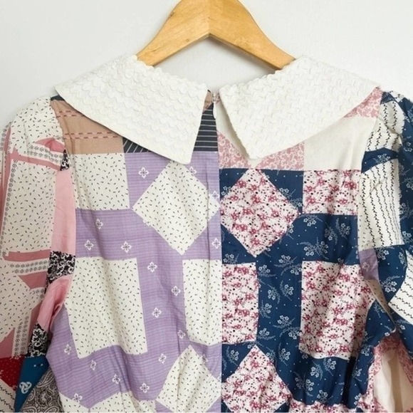 Sea New York Multicolor Patchwork Long Sleeve Dress - Picture 10 of 12